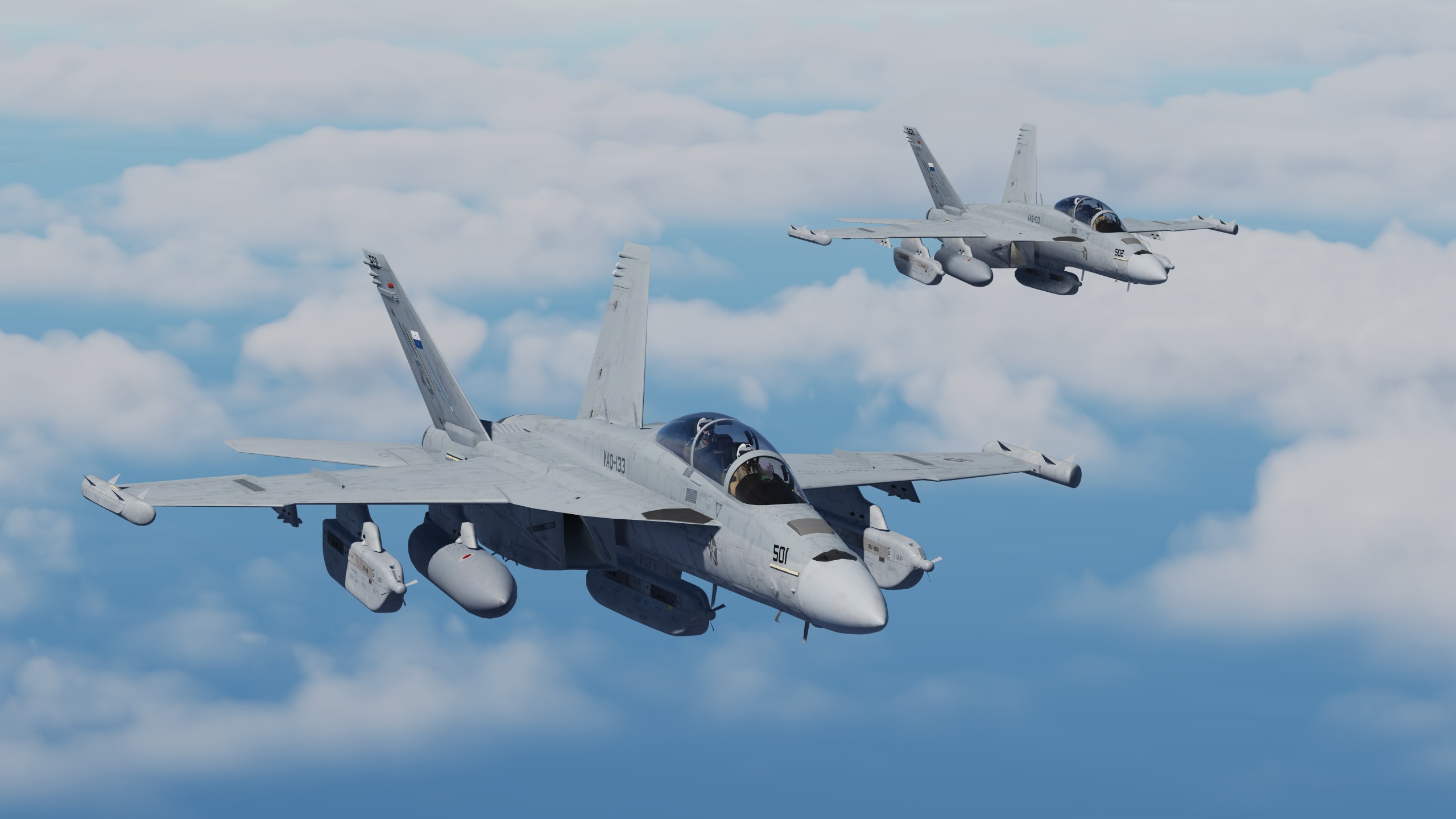 Ace Combat - Osean Maritime Defense Force VAQ-133 "Enchanter" for CJS Superbug Mod