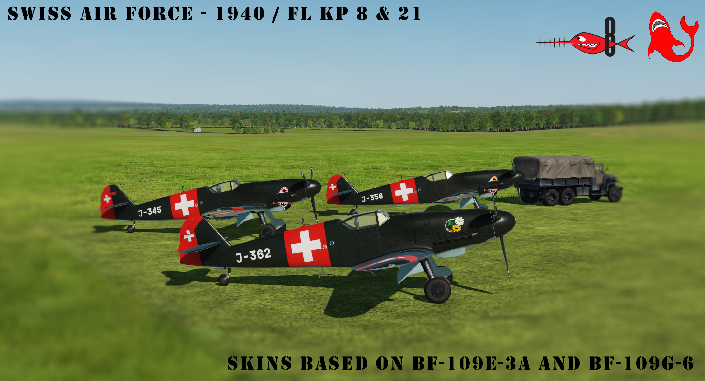 [Bf-109K-4] Swiss Air Force 1940 - Fl Kp 8 & 21