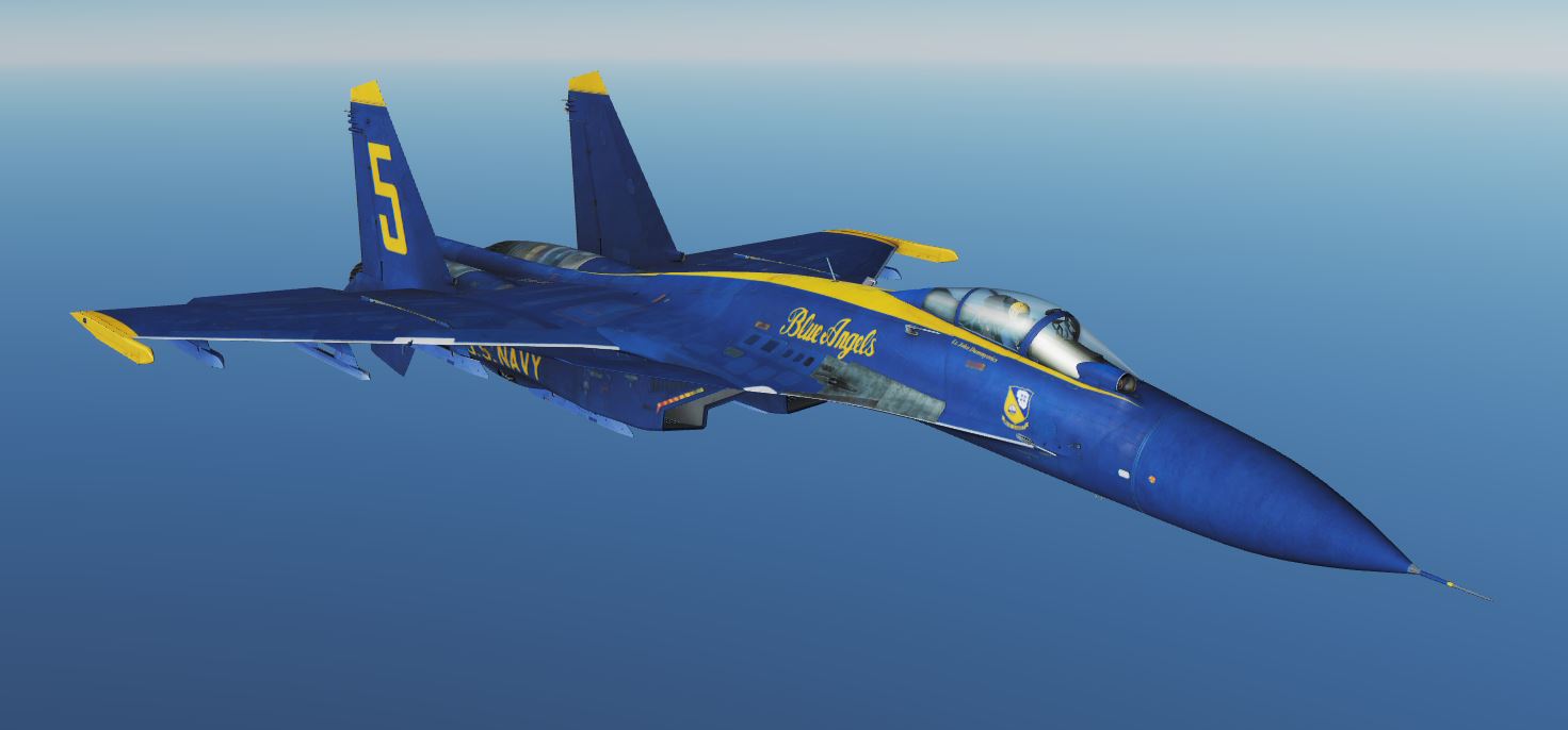 Blue Angels tribute for SU-33