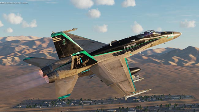 Blu Arrow Force FA-18C Hornet Skin - Desert Camo (2)