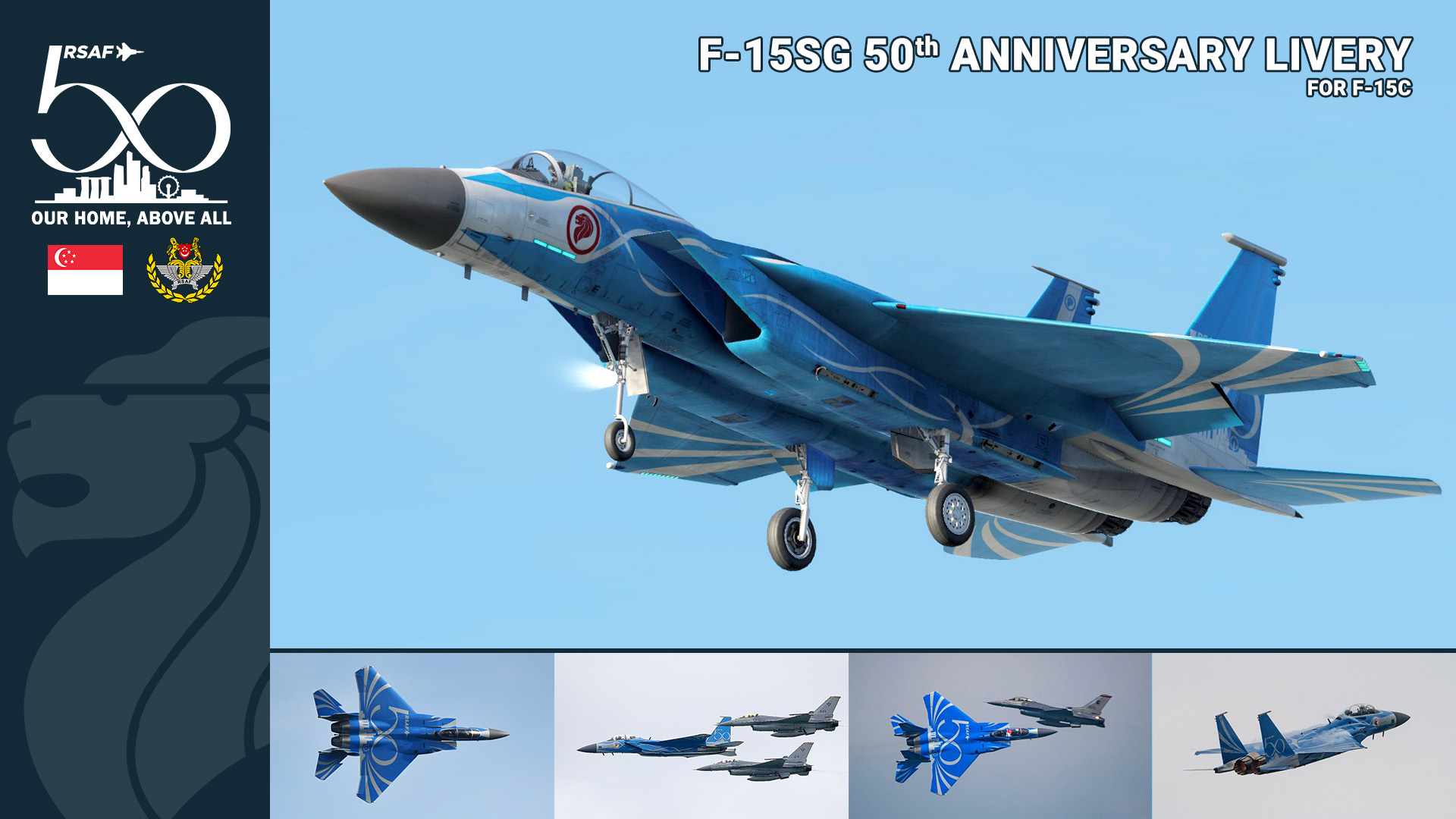 RSAF - 50th Anniversary Republic of Singapore Air Force Special Livery