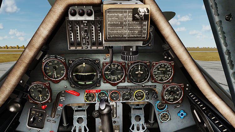 FW-190D-9 English cockpit fixed