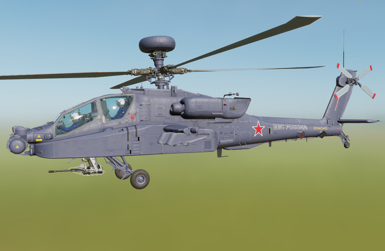 AH-64D Russian Air Force Gray-Blue (New)