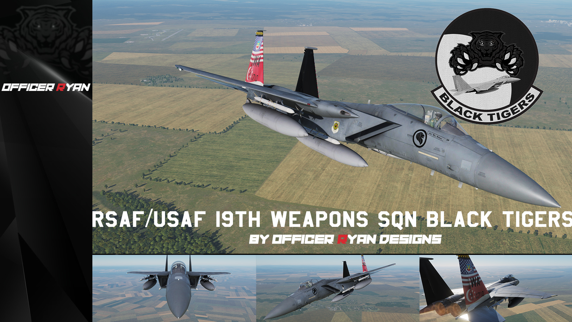 F-15C: RSAF/USAF 19th WPS F-15SG Strike Eagle (Fictional)