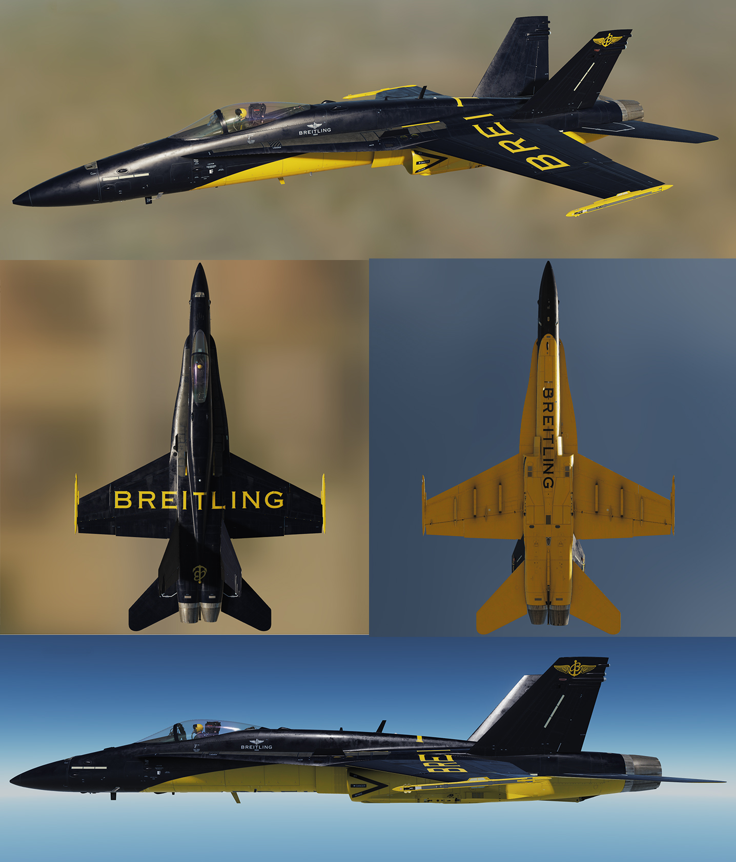  F-18 Racing Livery: Breitling