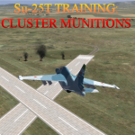 Su-25T Cluster Munition Training
