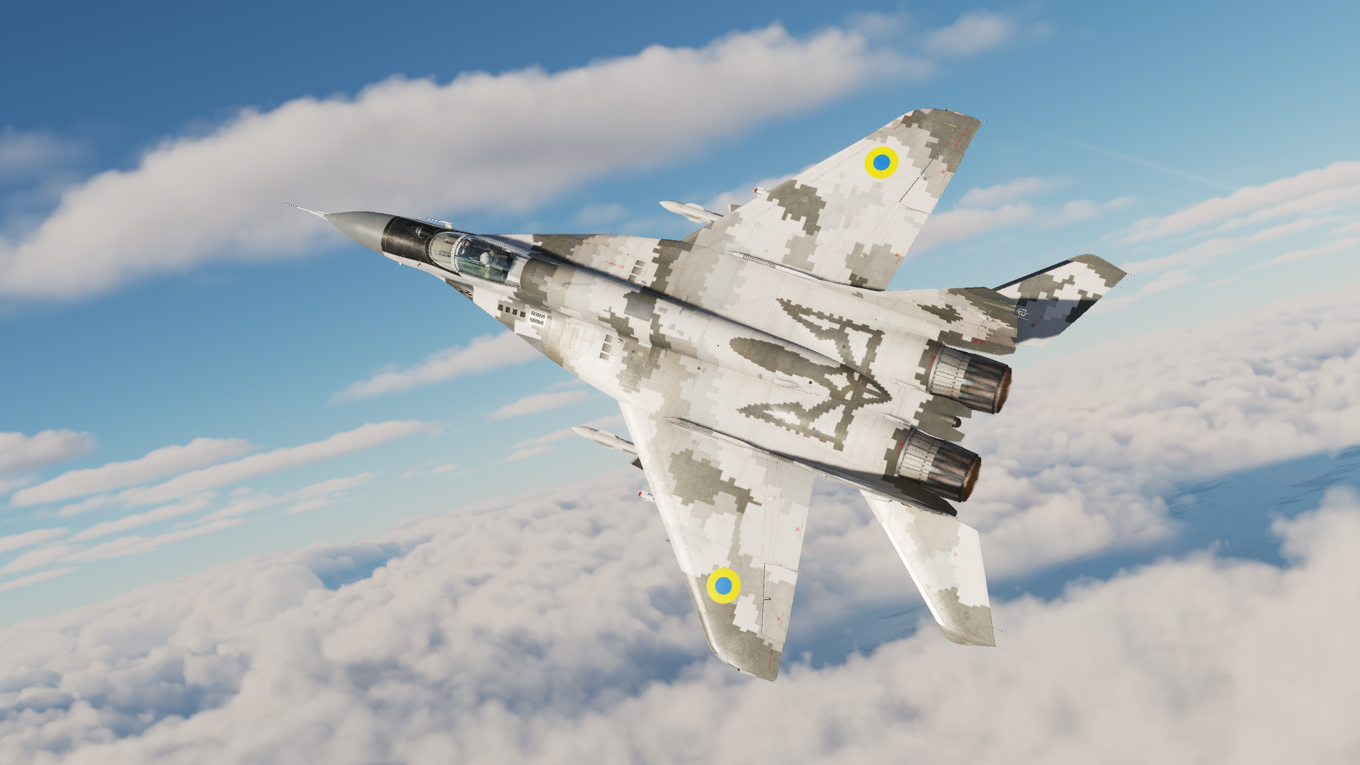 MiG-29C Ukraine AF Digital Pixel 2012 #57