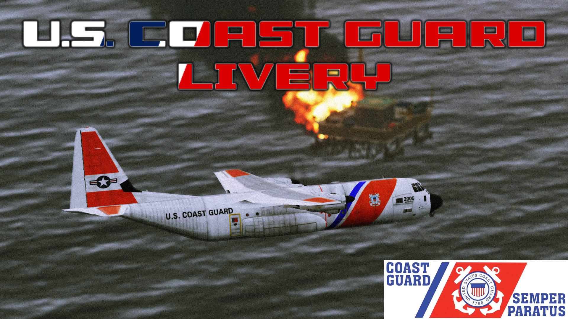 US Coast Guard Livery for Anubis C-130J-30 v2