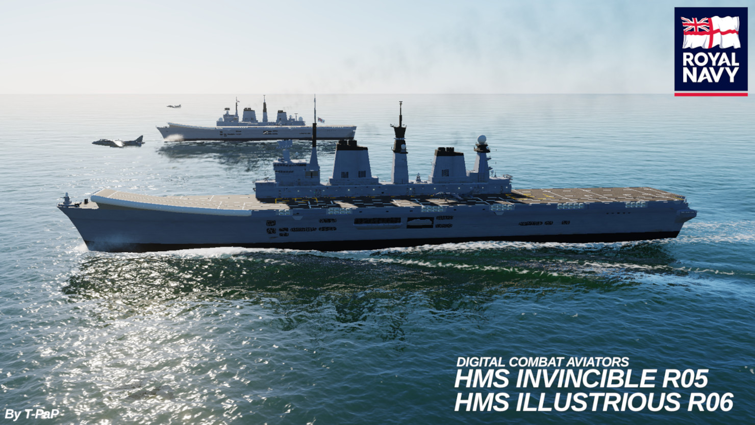 HMS Invincible & HMS Illustrious - R05 and R06 V.1.5 NEW UPDATED 15/02/2020