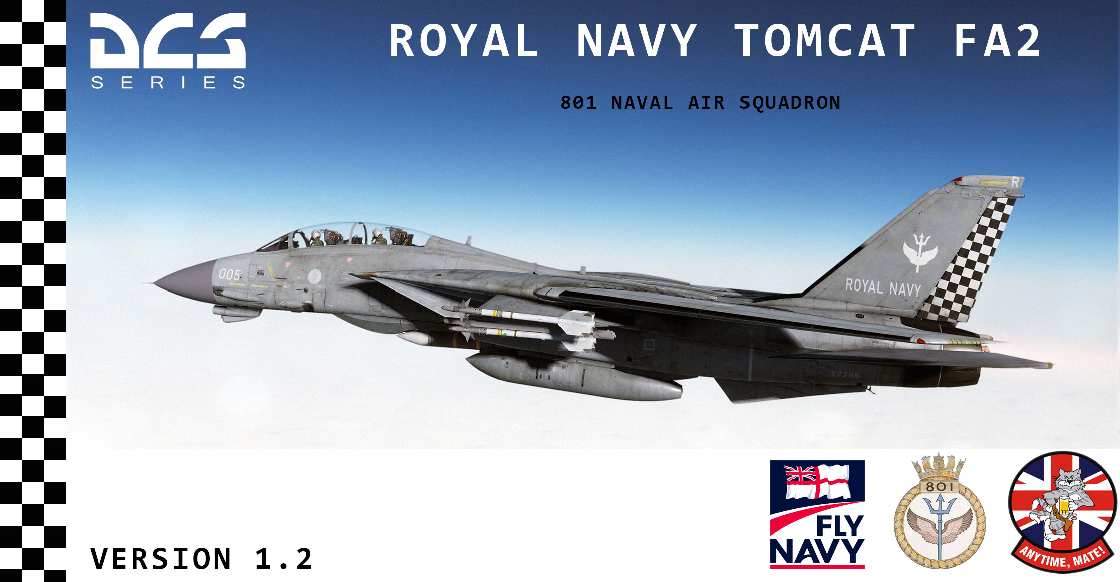 Royal Navy Tomcat FA2 801 Squadron version 1.3