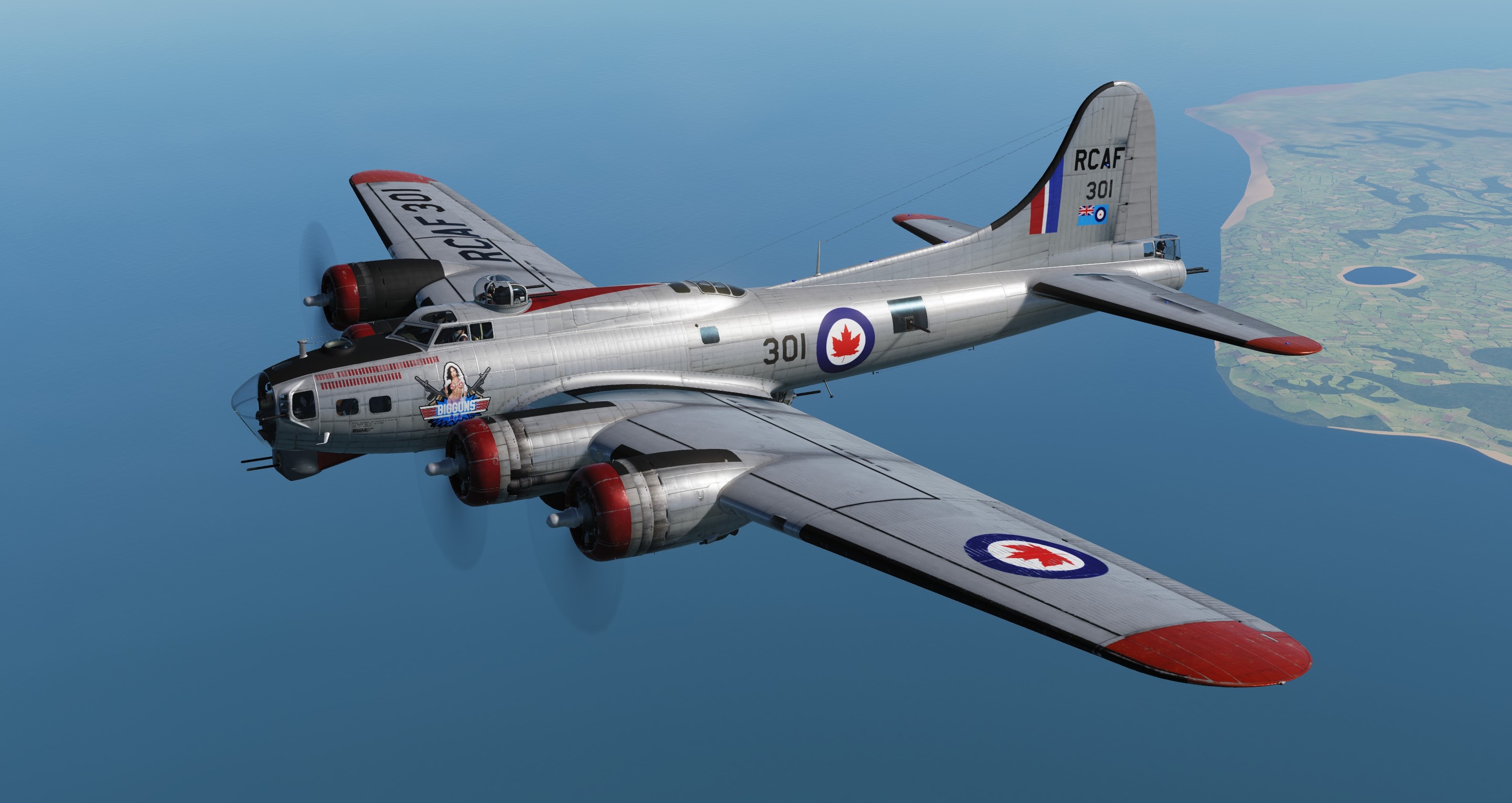RCAF 'BigGuns' B-17G