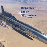 MiG-21bis ESCORT OP Hunters SP A2A Mission