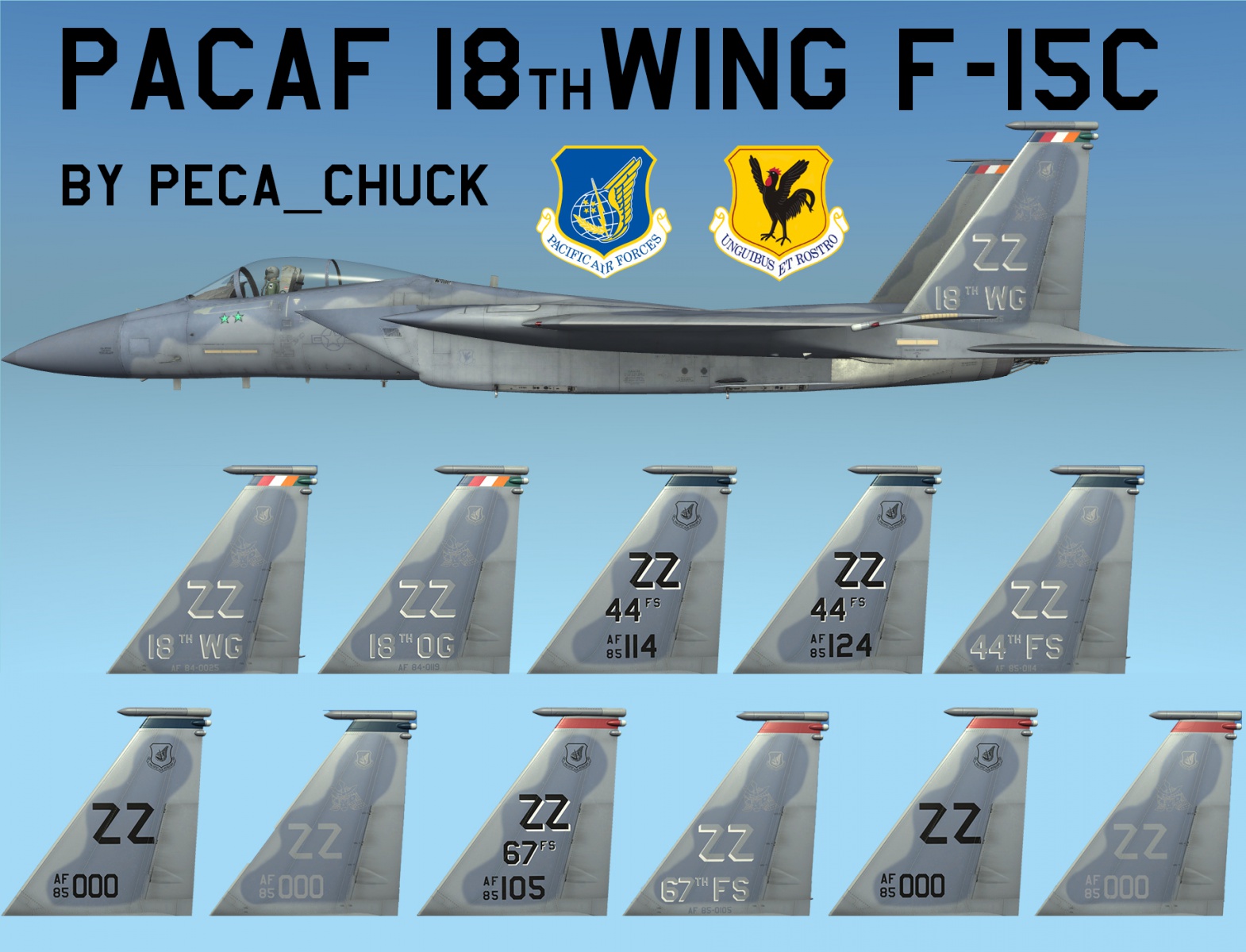 F-15C 18th Wing Skin Pack