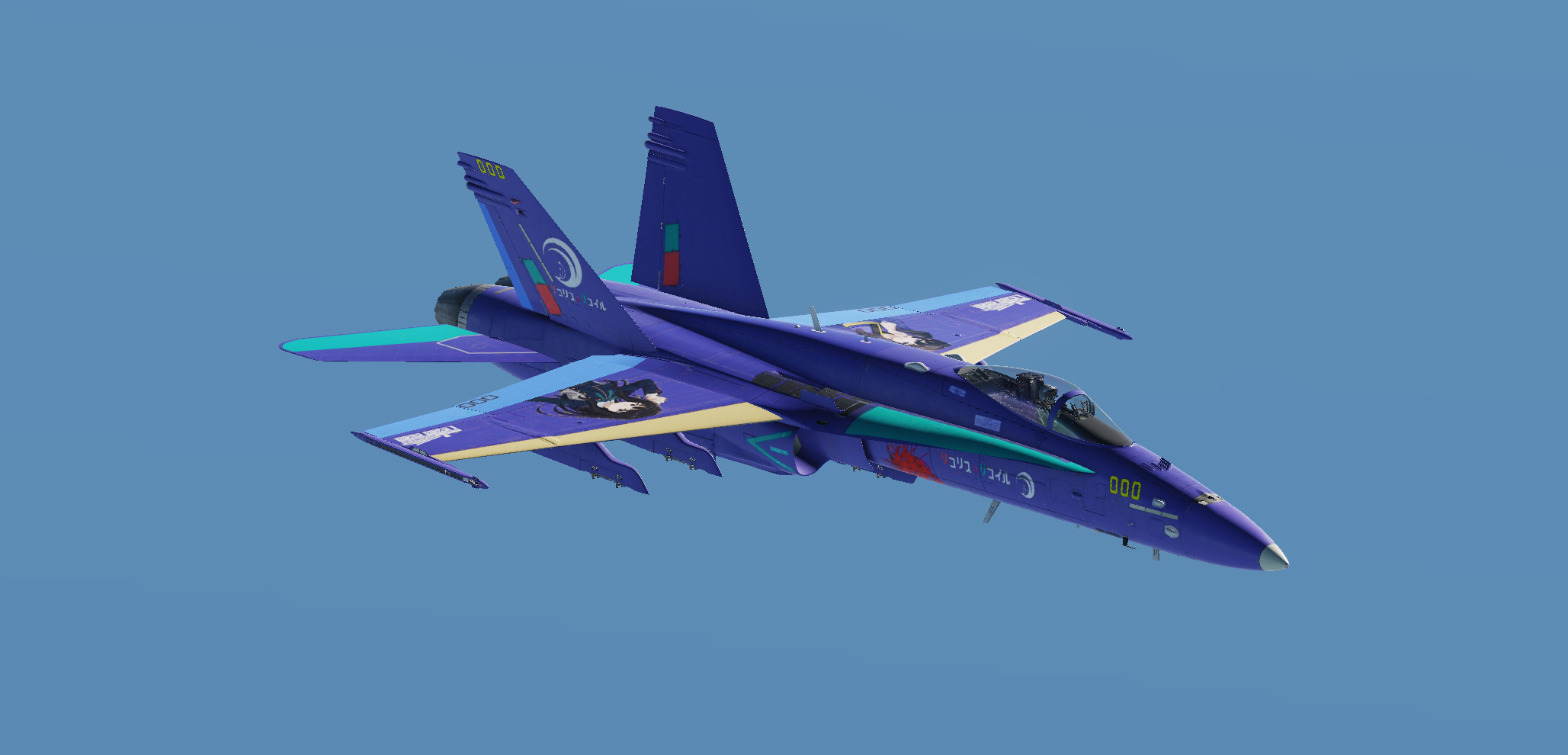 [Lycoris Recoil]Inoue Takina livery for FA-18C
