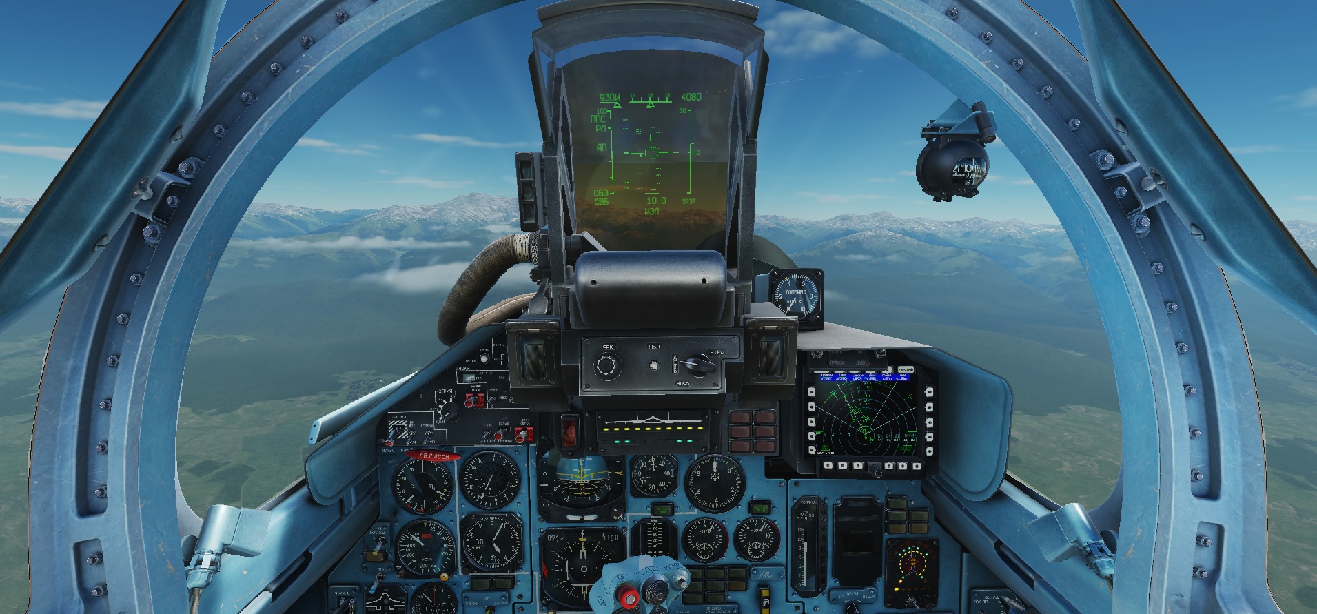 Su-33 Datalink upgrade HD cockpit (no mipmaps) WIP