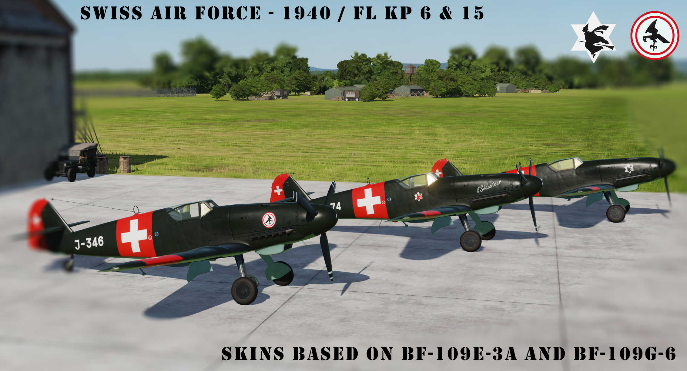 [Bf-109K-4] Swiss Air Force 1940 - Fl Kp 6 & 15