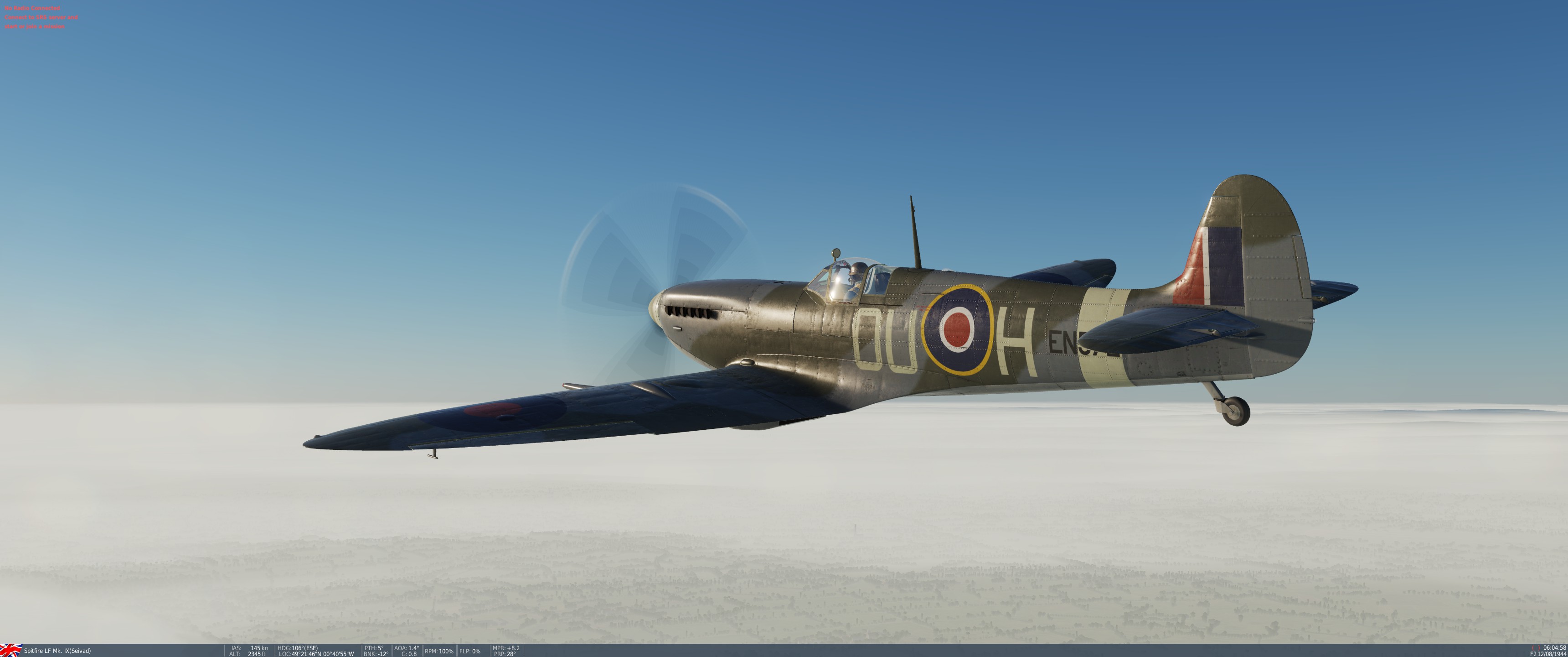 Spitfire Mk.IX, EN572, S/L Johnny Checketts, 485 Squadron (NZ) March 1943