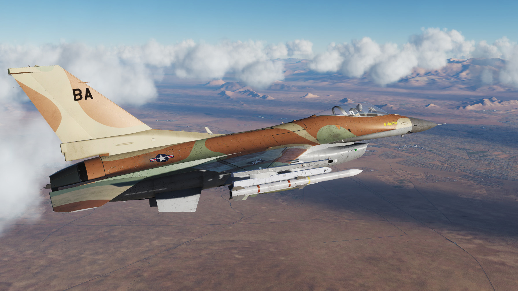 Iron Eagle F16 skin as seen on Chappy's and Doug's F16