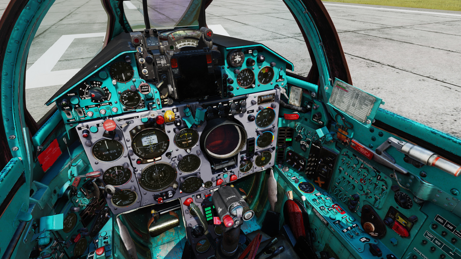 Finnish Air Force MiG-21 Cockpit