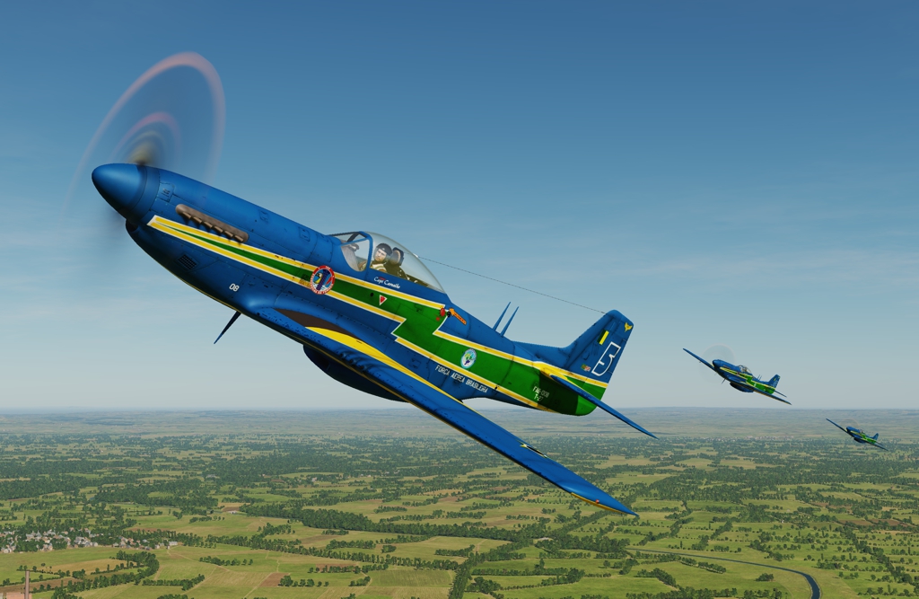 T-27 Tucano Brazilian Smoke Squadron #5 (update vs 1.2)