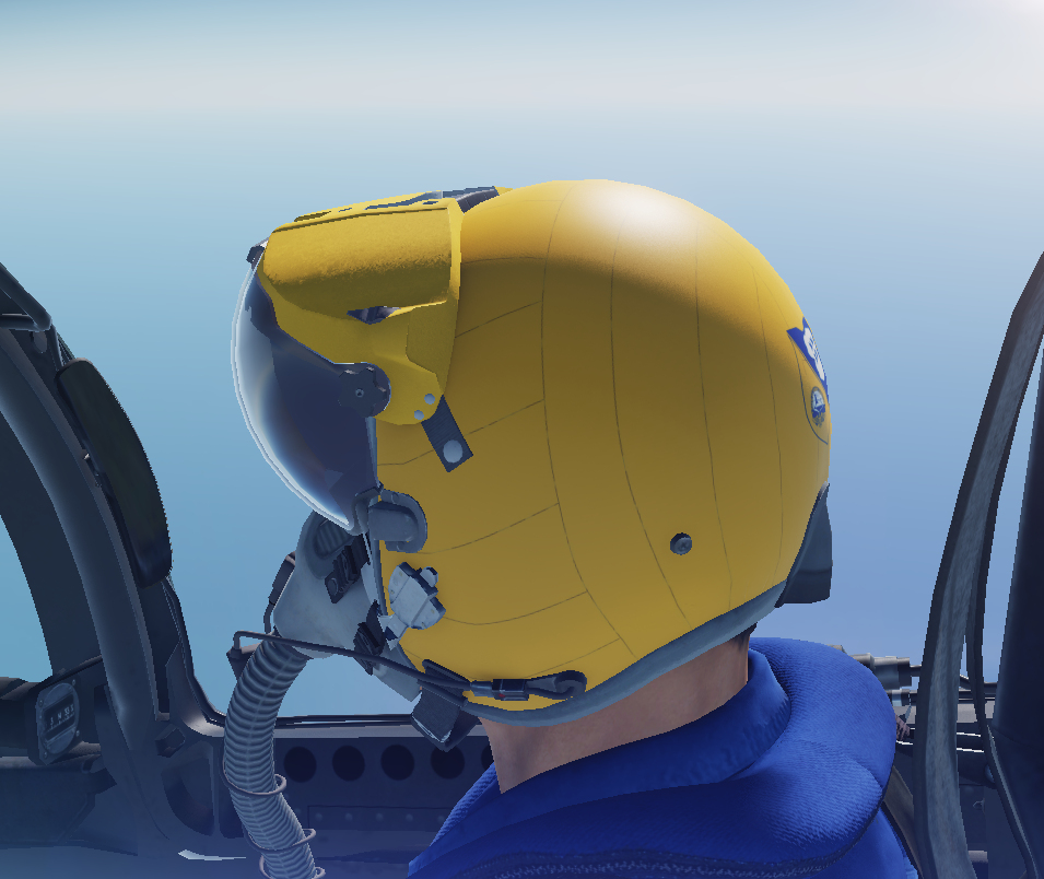 Updated F/A-18C Blue Angels Helmet