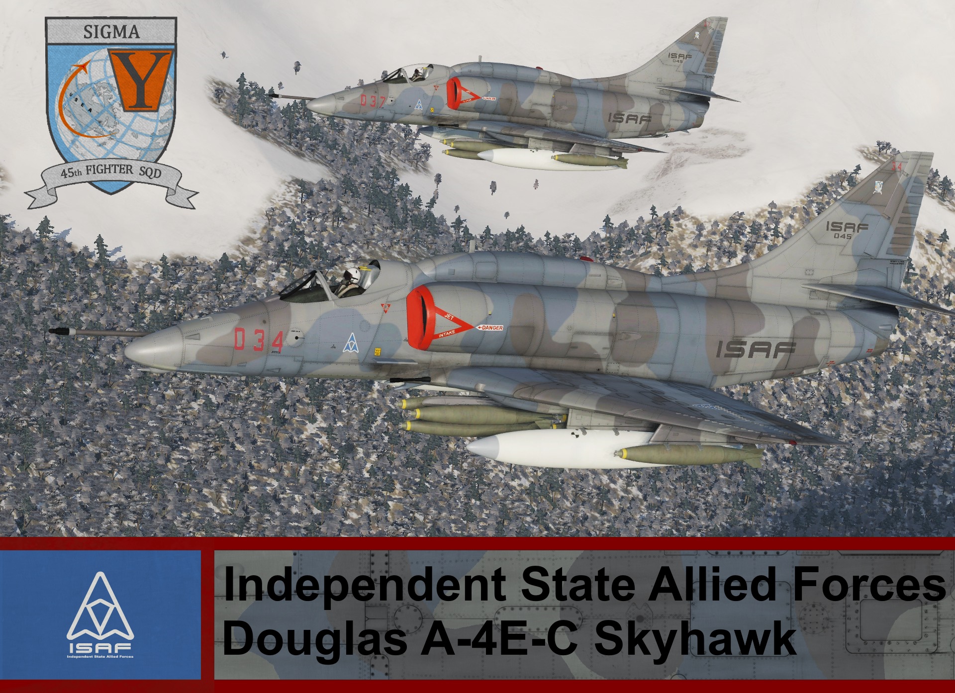Independent State Allied Forces A-4E-C Skyhawk - Ace Combat 4