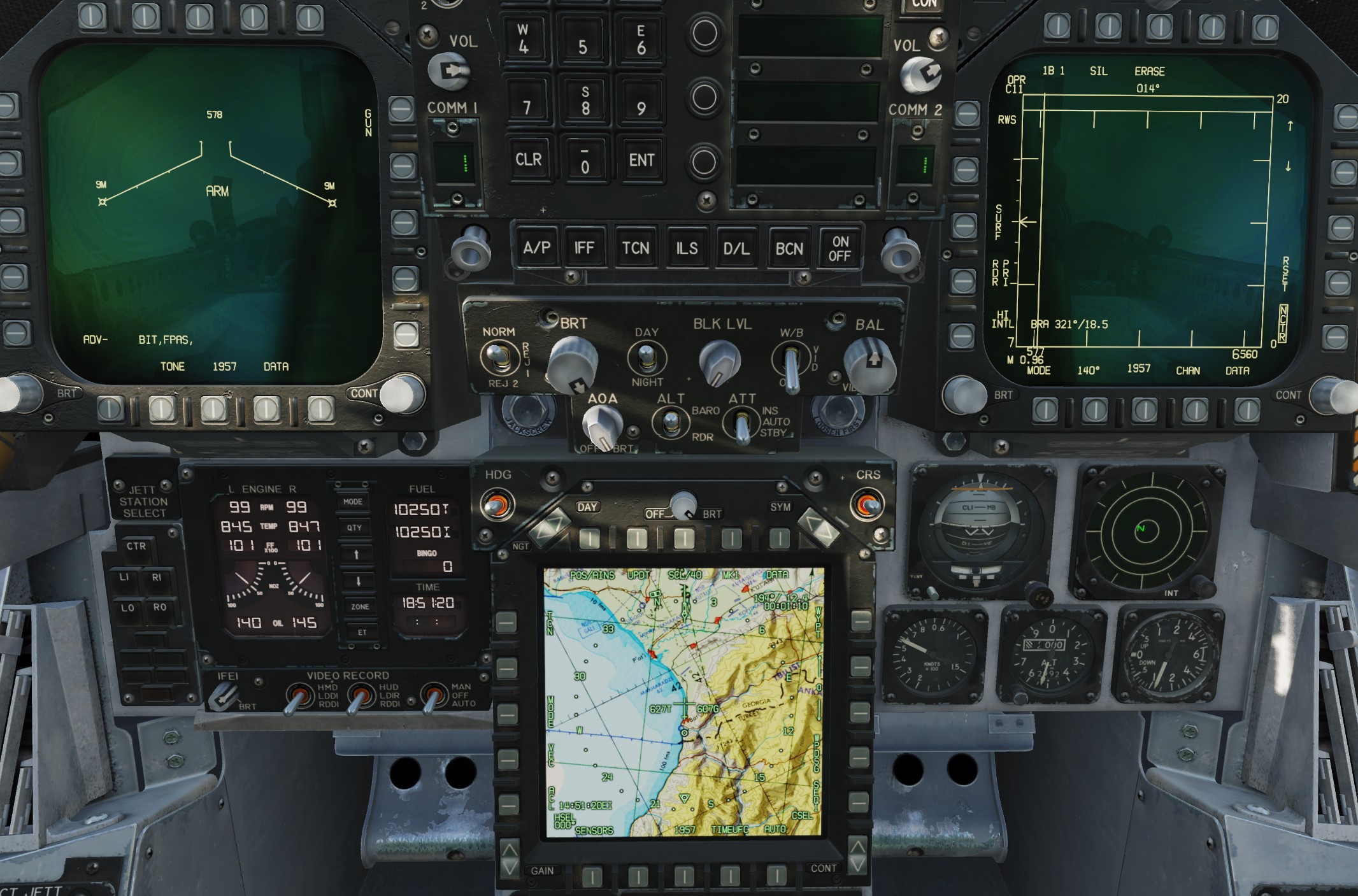 FA-18C MFD & AMPCD Colour and Clarity Mod for DCS 2.7 ONLY