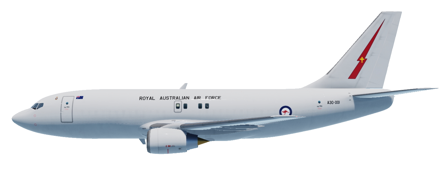 Royal Australian Air Force B737 Pack Civil Aircraft Mod