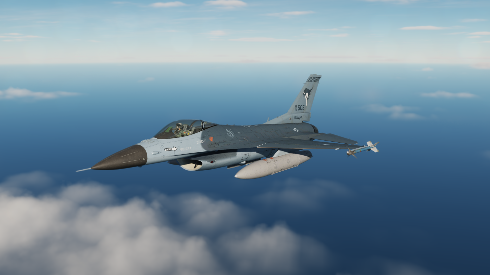 107th Tactical Fighter Squadron, 127th Tactial Fighter Wing, MI ANG, 80