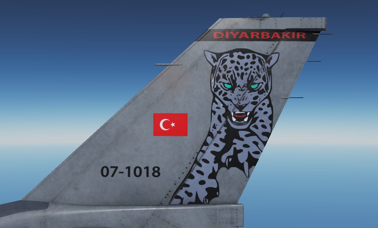 Turkish Air Force - Diyarbakır 8. Ana Jet Üs Komutanlığı - Livery - V 1.8 - by AngrybirdTR
