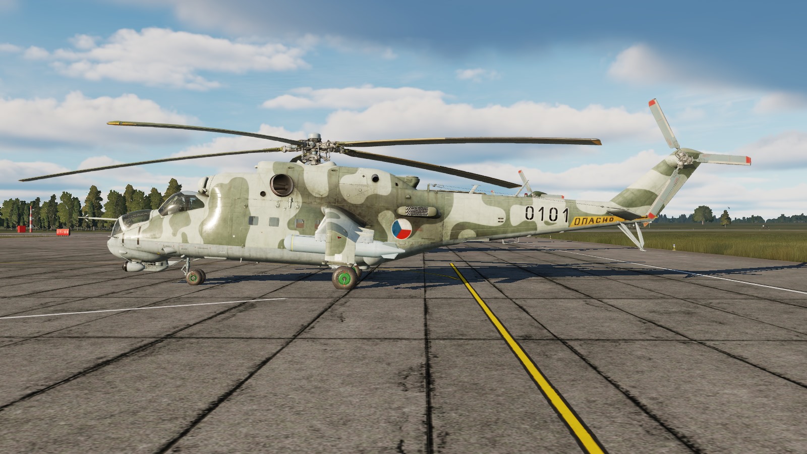 ČSLA Mi-24 skin num: 0101 (11.vrp Líně)