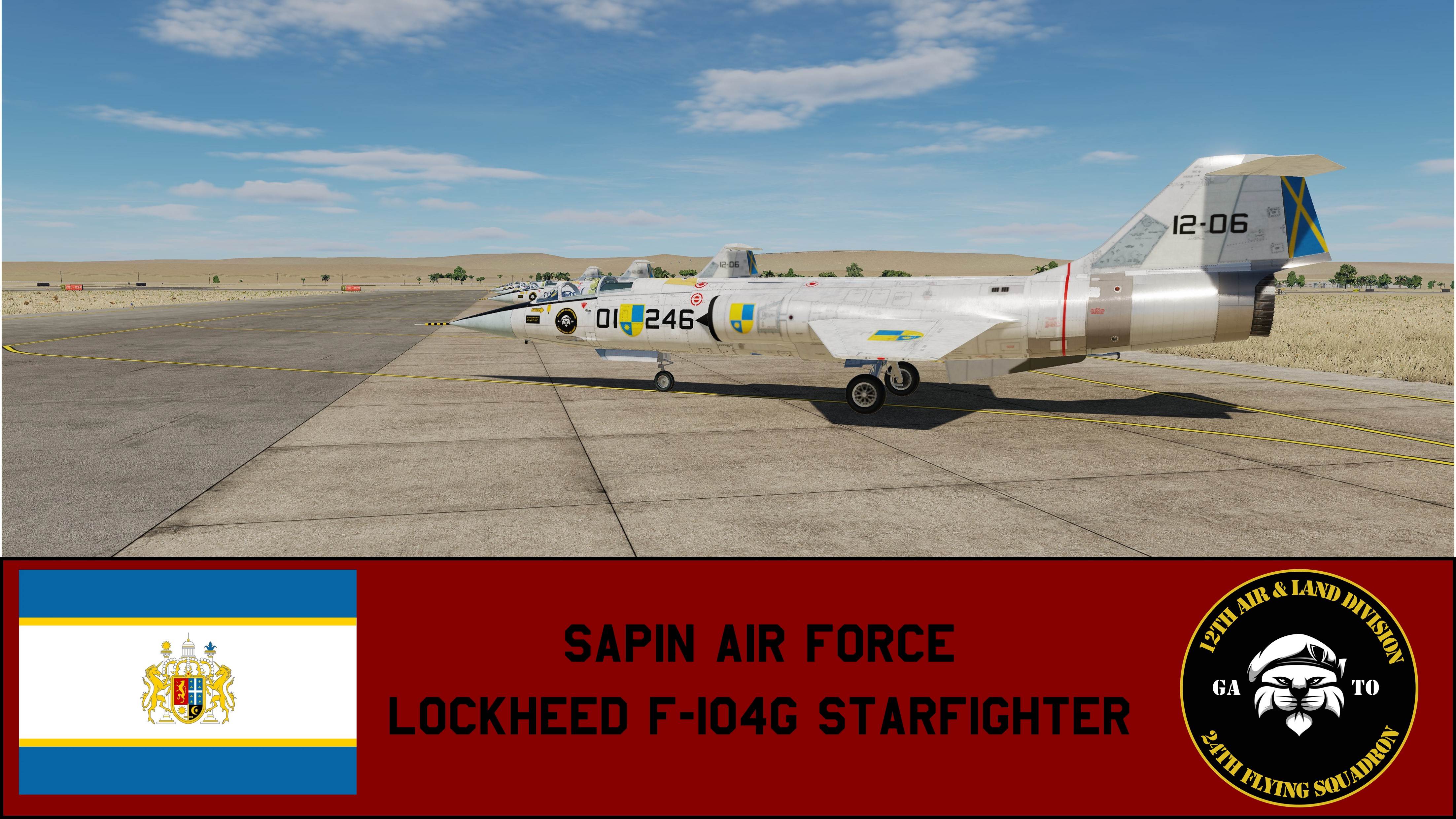 Sapin Air Force VSN F-104G - Ace Combat Zero