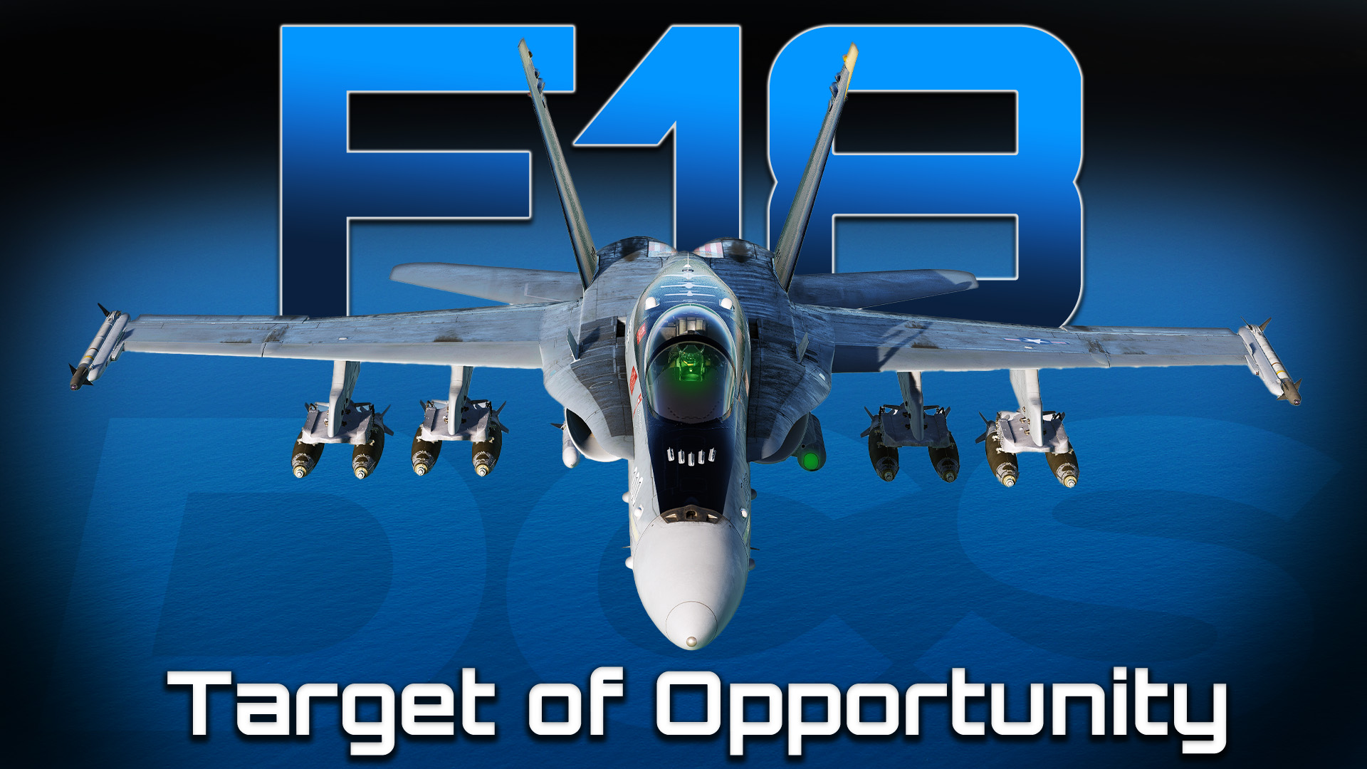 F18 Hornet JDAM Ripple Release using Target of Opportunity