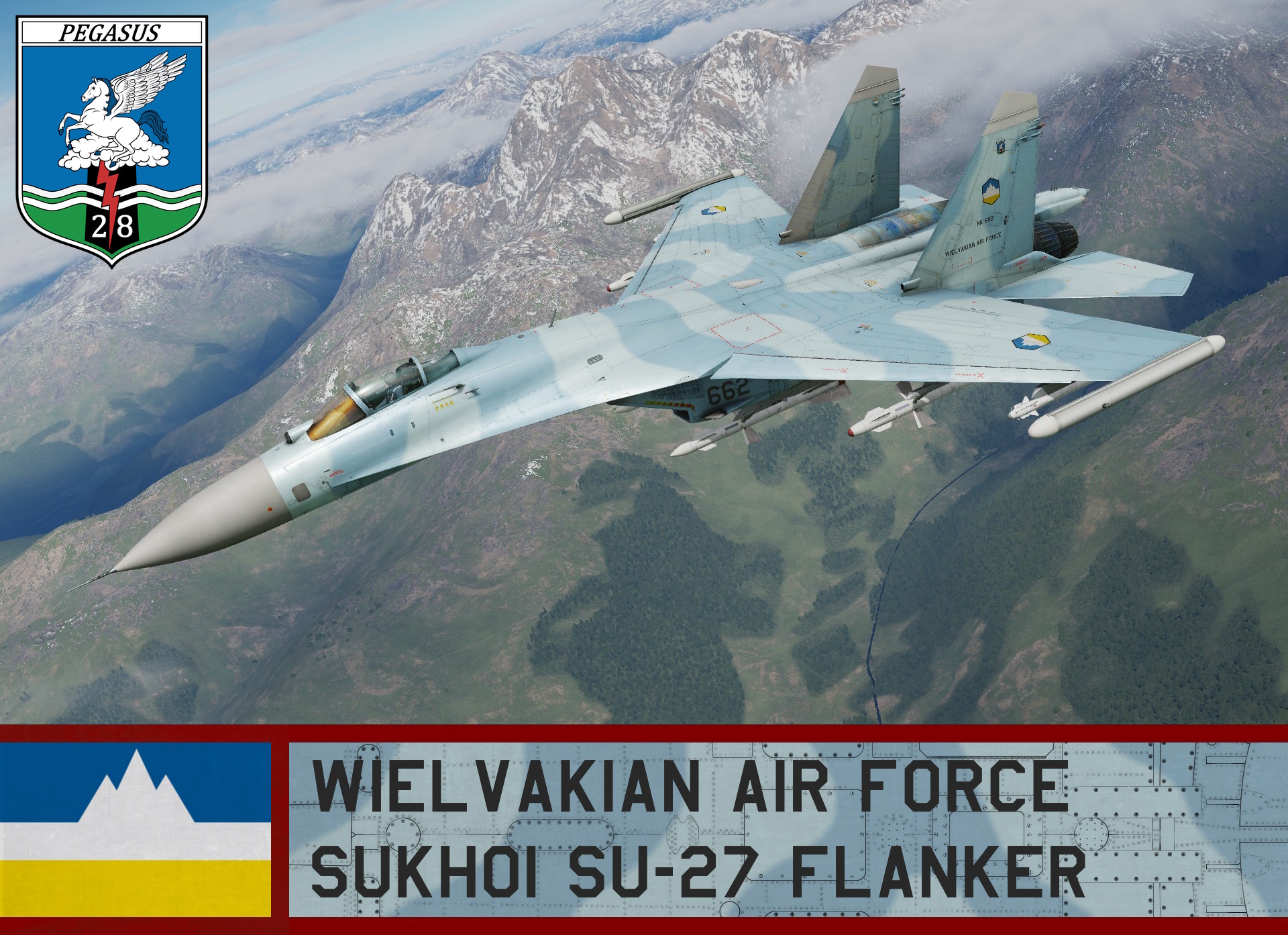 Wielvakian Air Force, SU-27 Flanker - Ace Combat
