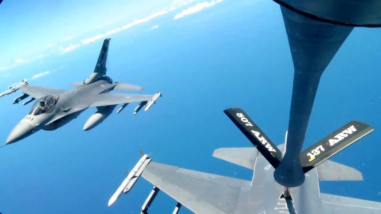 F-16 Air-to-air Refueling Training Ground