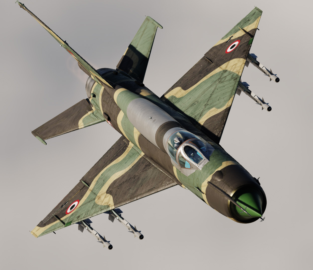 Egyptian MiG-21PFS "Nile Valley camo"