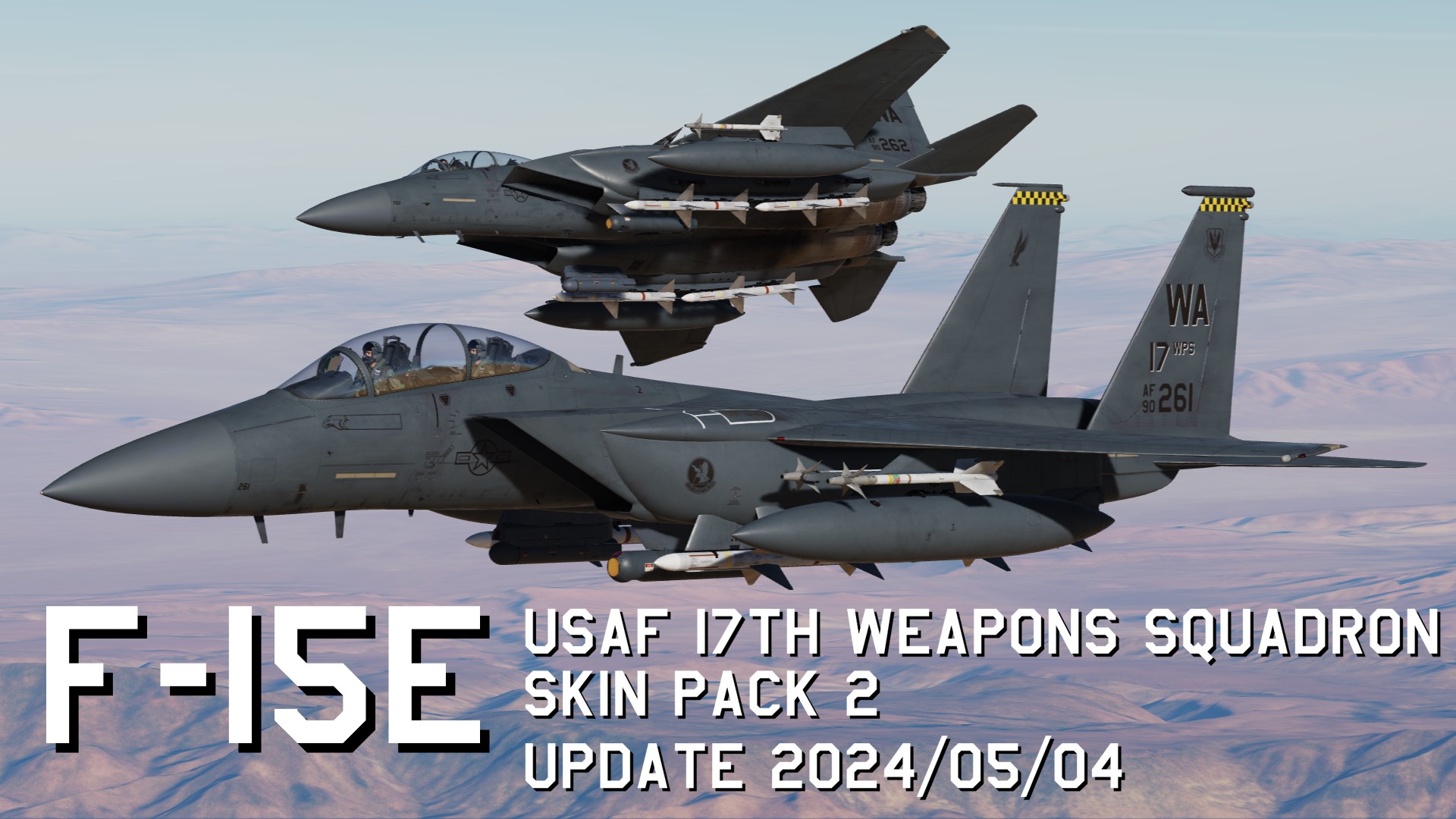 F-15E USAF 17th Weapons Squadron Skin Pack 2 update 2024/05/04
