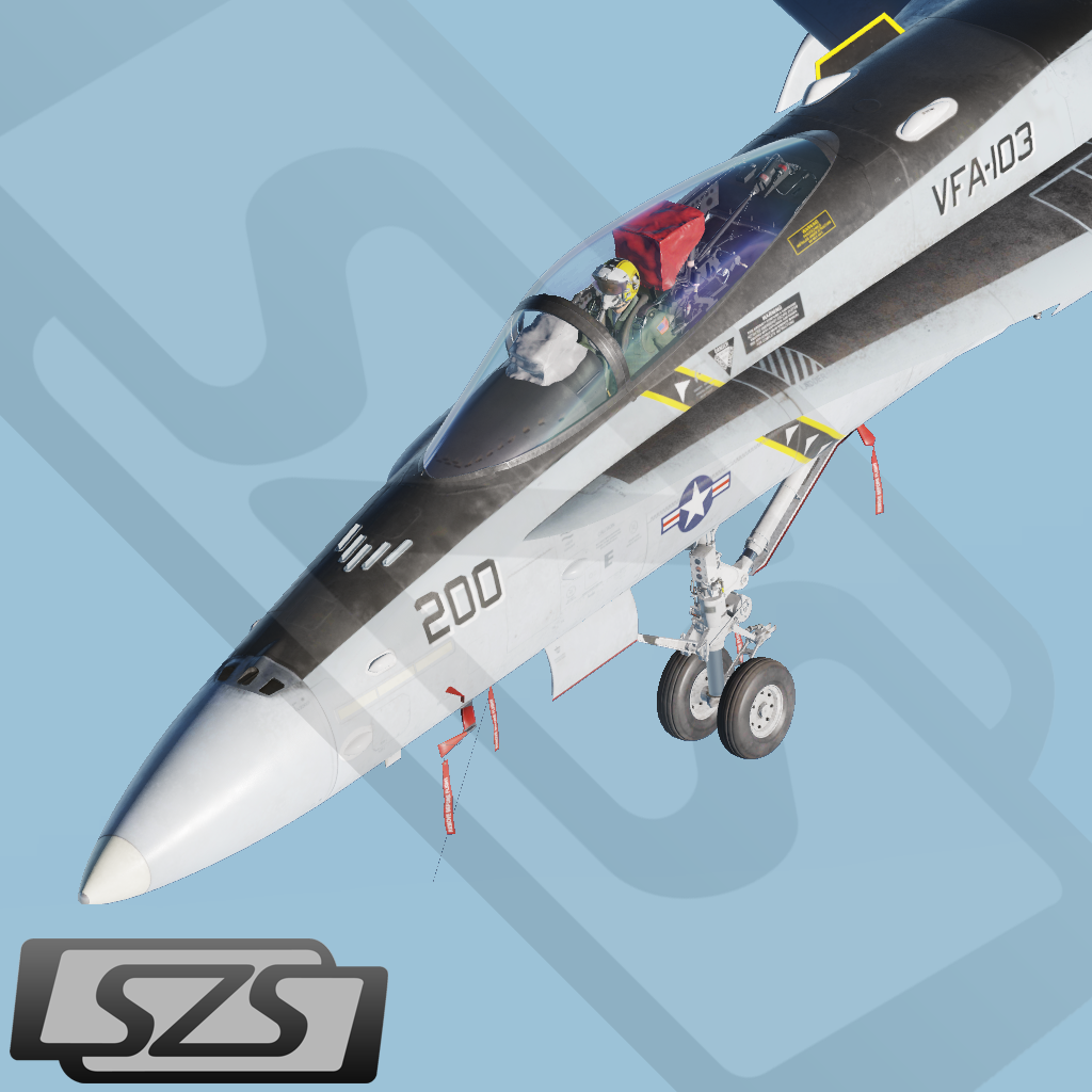 DCS F/A-18C Lot 20 USN VFA-103 Jolly Rogers - 2023 Remaster - DCS 2.8.4+