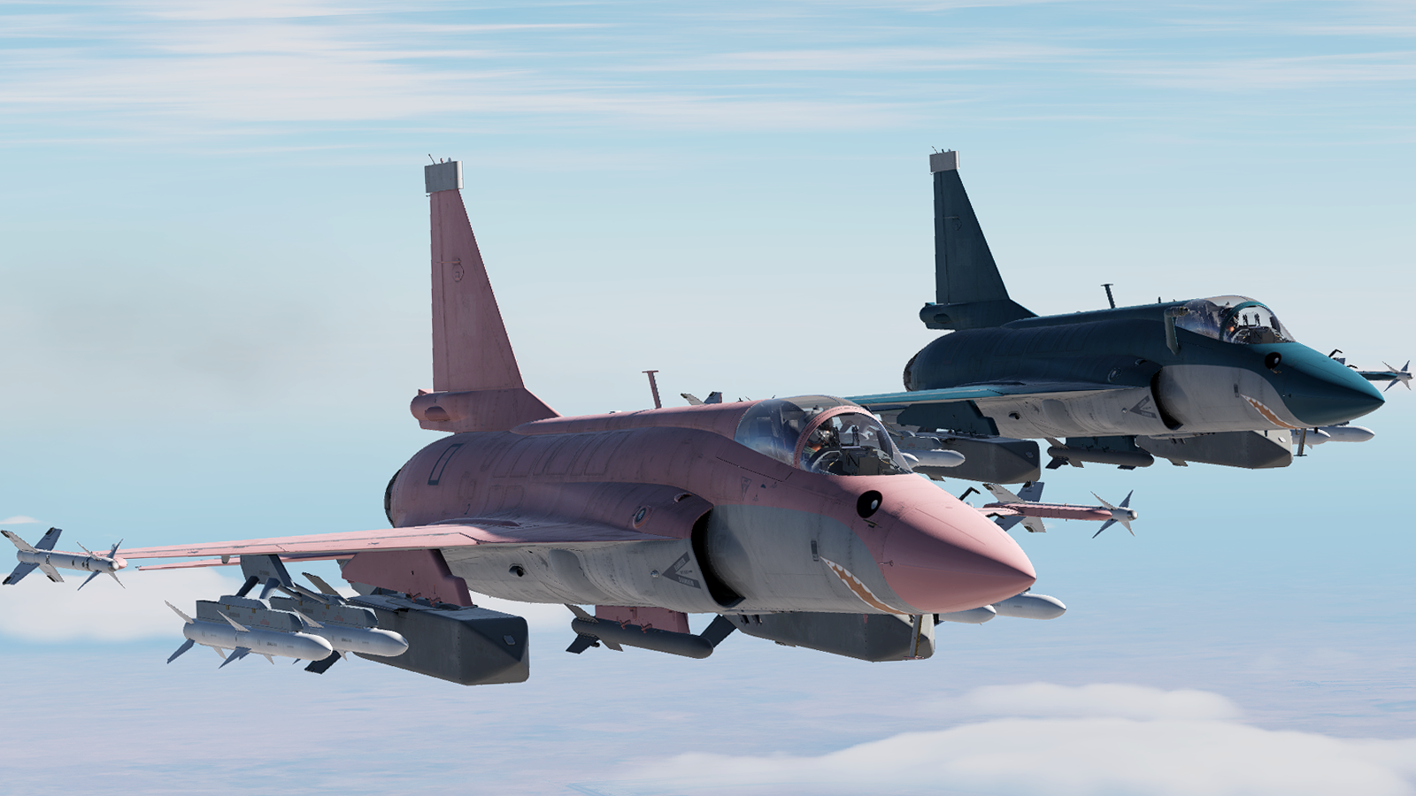JF-17 Thunder Blahaj / SkyShark (Blue/Pink)