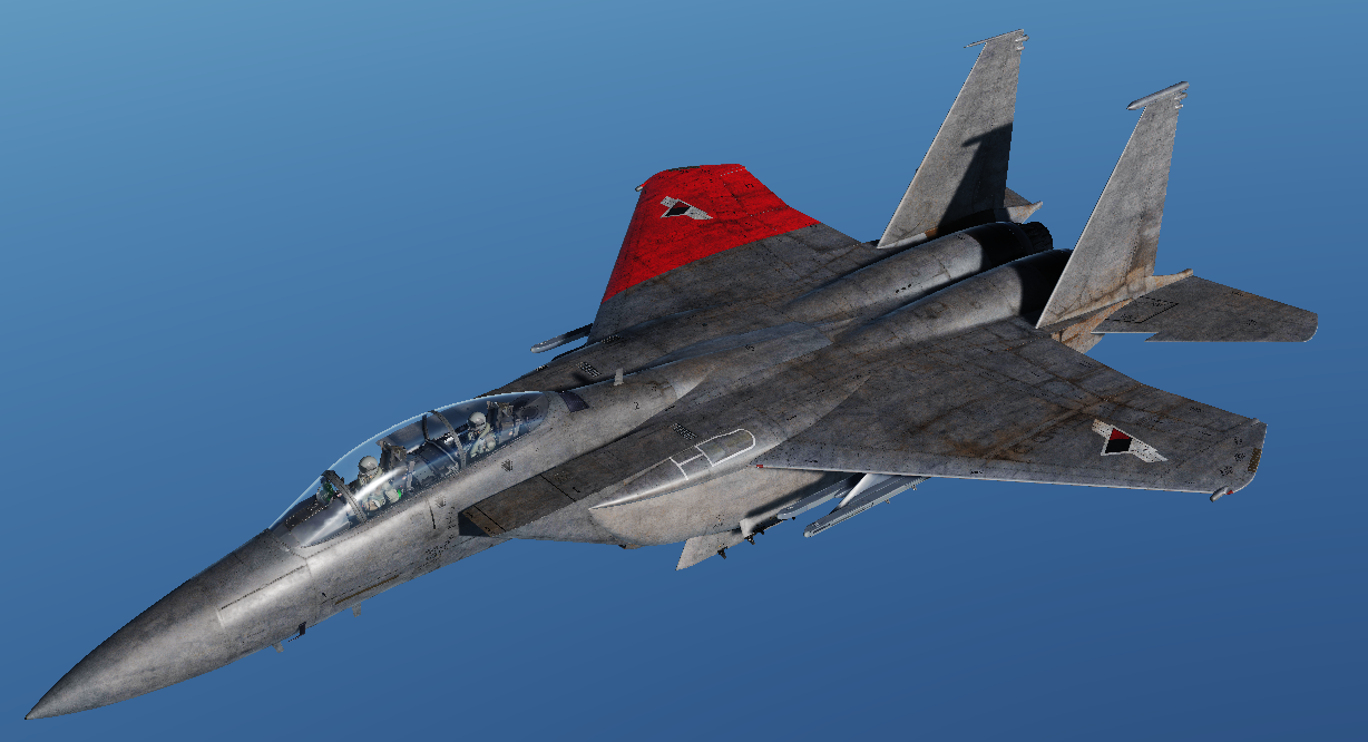 F-15E Ace Combat Zero Pixy Red with Ustio Roundel