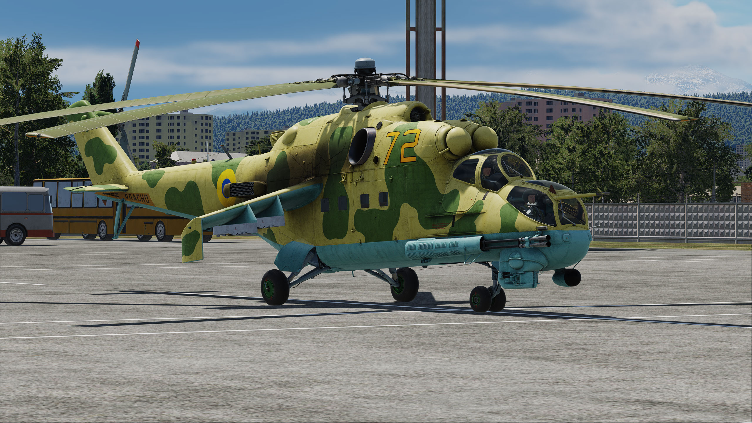 Mi-24P - Ukranian Air Force Yellow 72