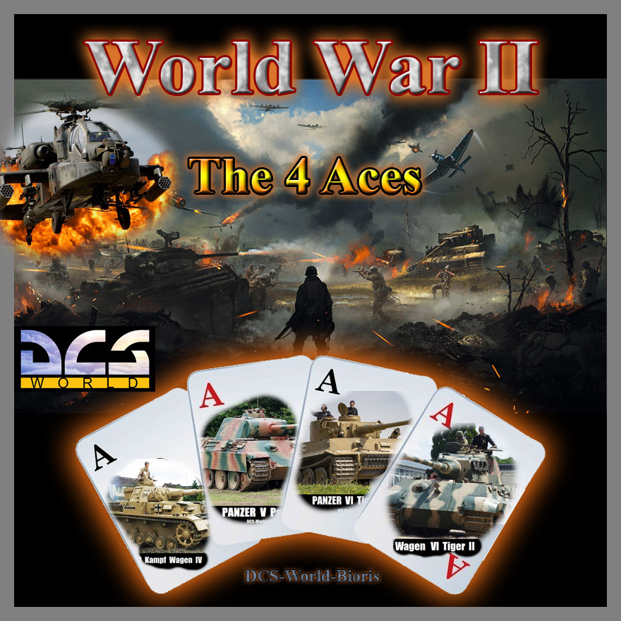 Helicopters vs The 4 Aces - WWII German Tanks