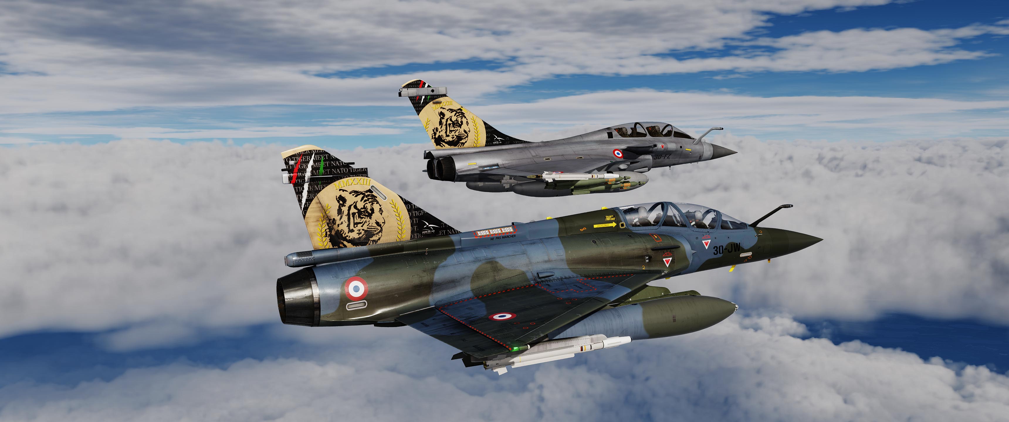 Mirage 2000-D Nato Tiger Meet 2023 ECE 1/30 Côte d'Argent (Split Air Mod) 23/04/2024 UPDATE