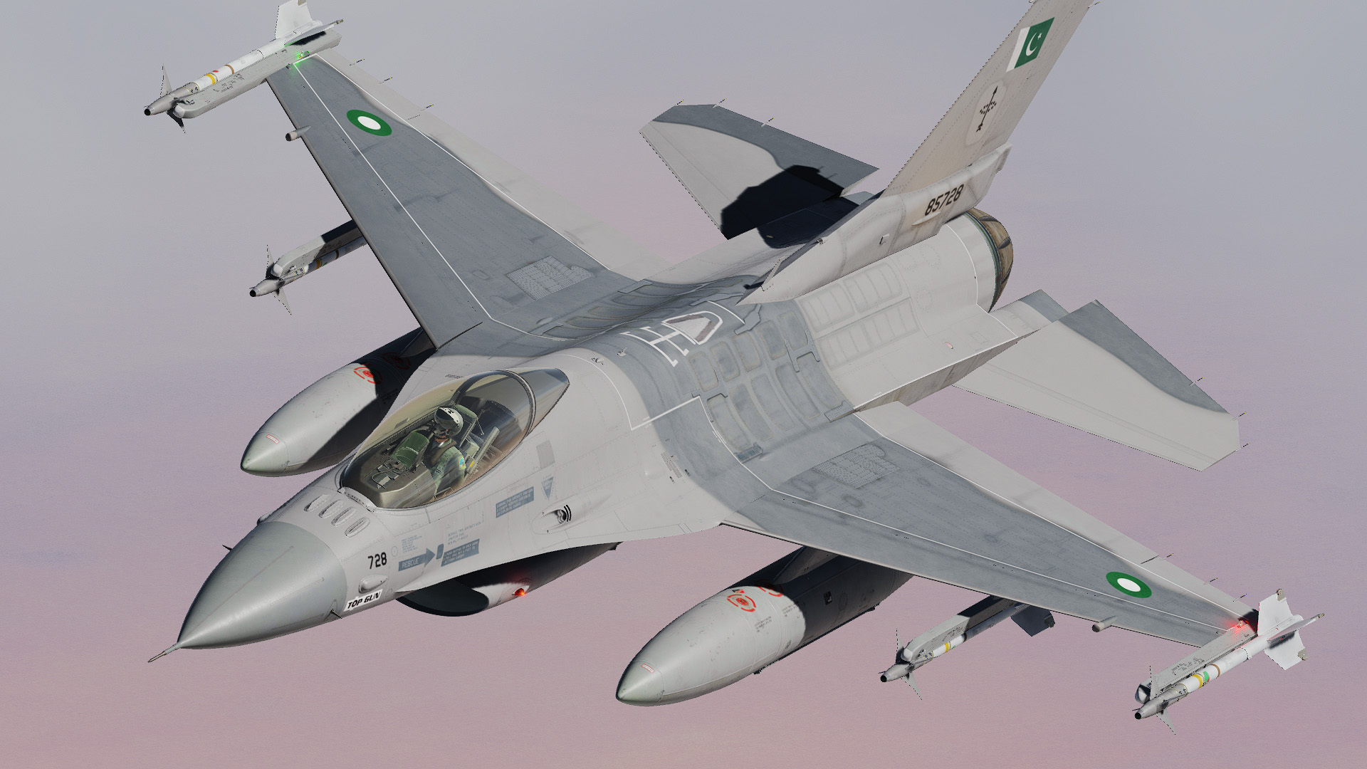 Pakistan F-16AM 11th Arrows #85728 "Top Gun"