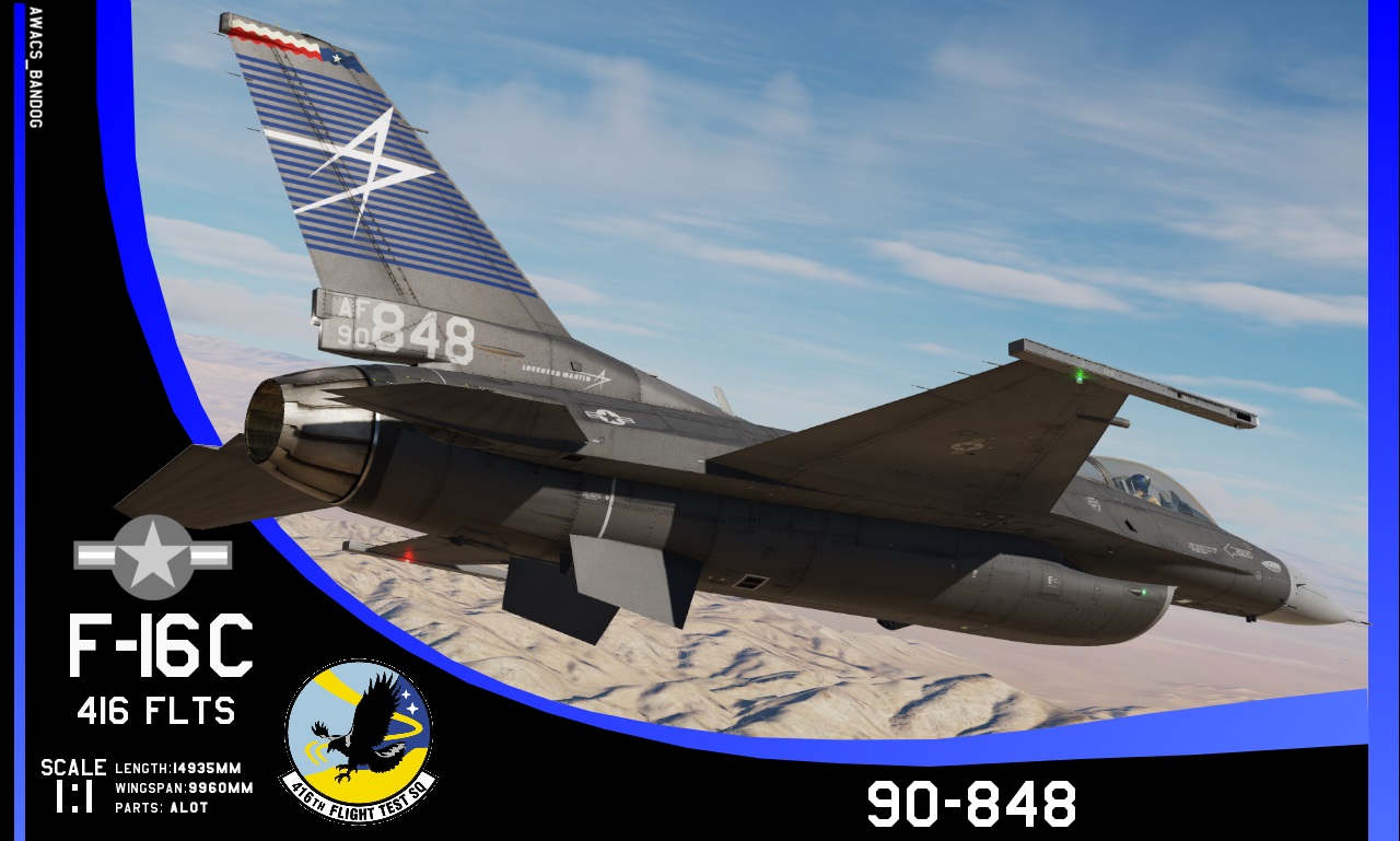Lockheed Martin F-16 90-848