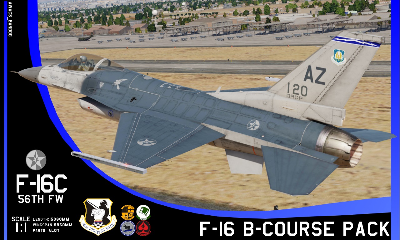 Ace Combat - 56th Fighter Wing Air Education Training Command F-16 Pack 