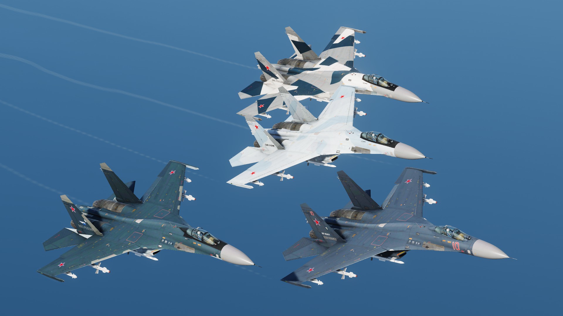Su-35 skins for the J-11A v1.1 (reupload)