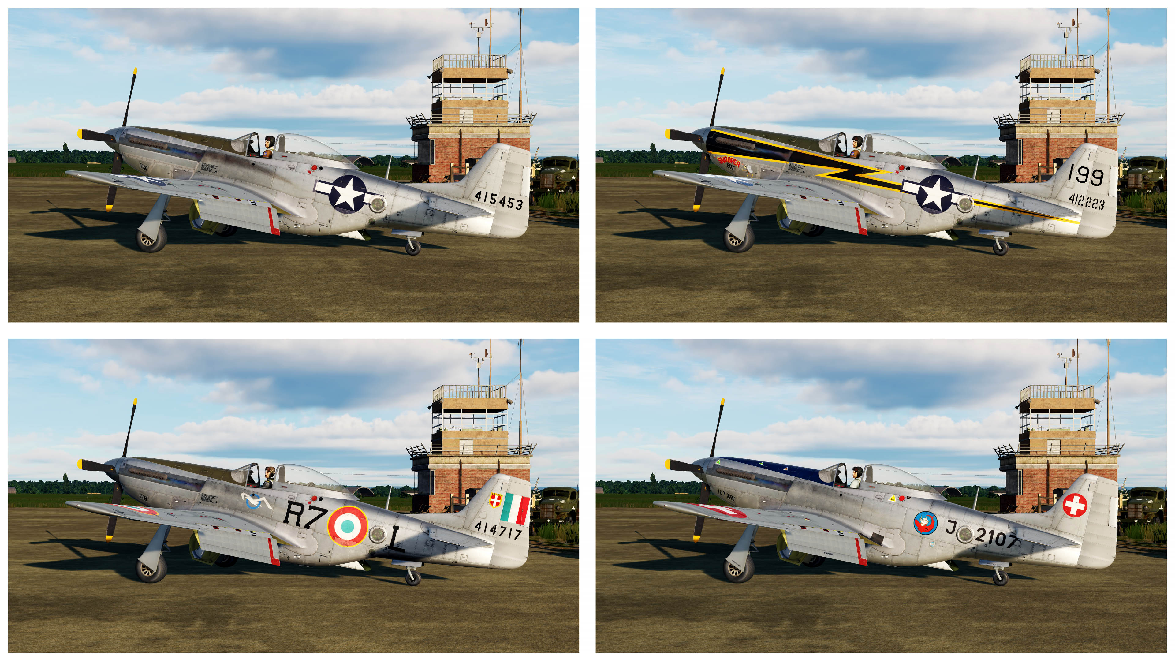 F-6D/K Mustang, photo reconnaissance livery pack