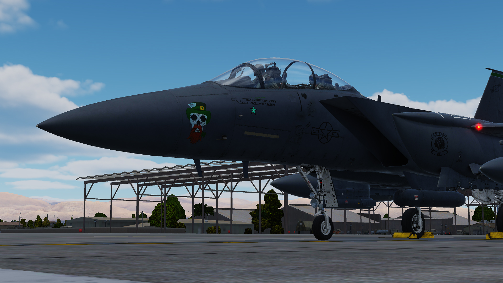 F-15E USAF 335th FS "Chiefs" AF89-0487 (2022) 
