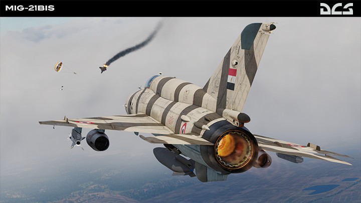 Egyptian MiG-21 downing Israeli F-4